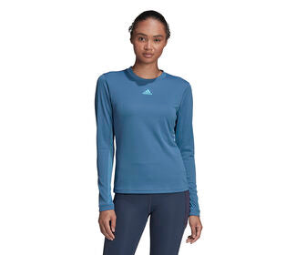 Adidas Freelift Long Sleeve Top (W) (Blue)