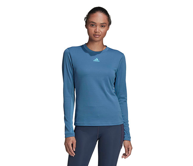 Adidas Freelift Long Sleeve Top (W) (Blue)