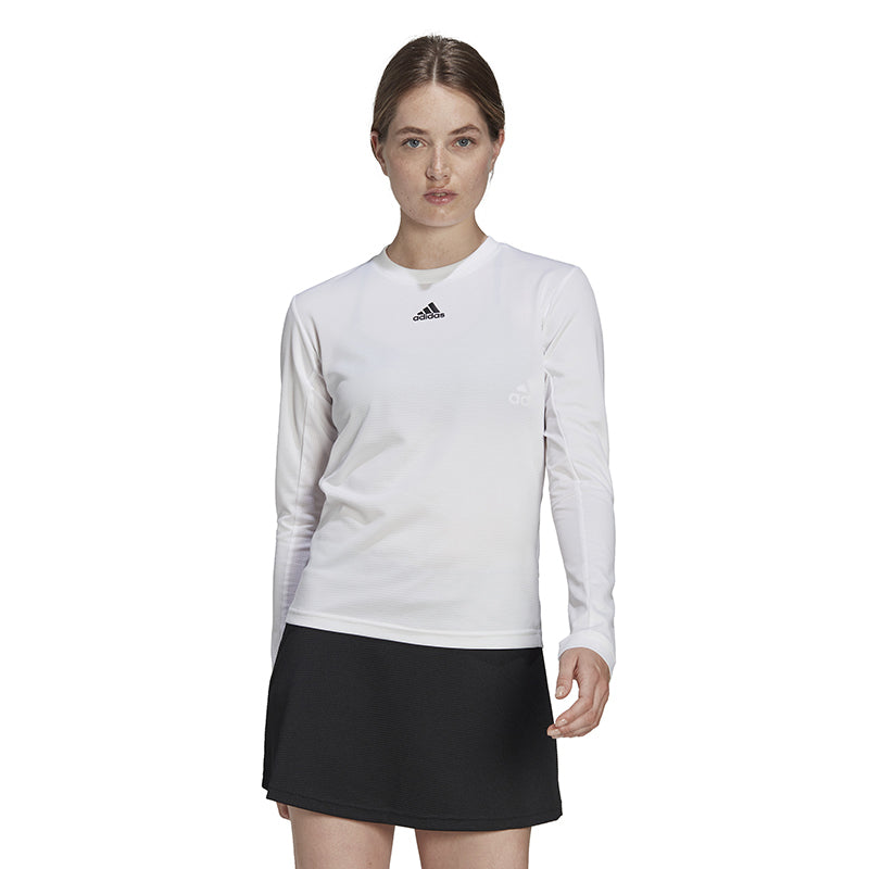 Adidas Freelift Long Sleeve Top (W) (White) Adidas