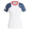 Adidas Club Tee (W) (White/Navy/Red)