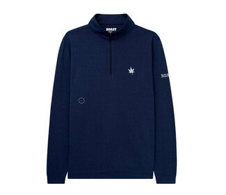 Boast Greenwich Quarter Zip (M) (Navy Heather)