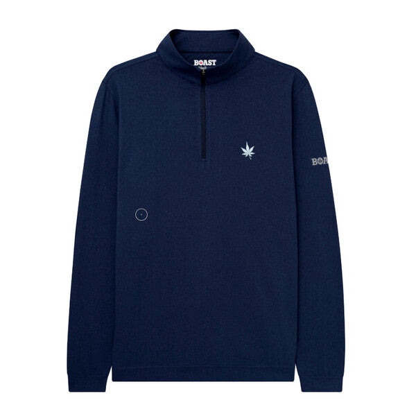 Boast Greenwich Quarter Zip (M) (Navy Heather)