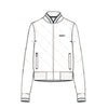 Boast Quilted Varsity Bomber Jacket (W) (White)