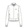 Boast Quilted Varsity Bomber Jacket (W) (White)