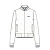 Boast Quilted Varsity Bomber Jacket (W) (White)