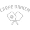 The Dink Carpe Dinkem Tee (M) (Dark Grey)