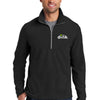 The Dink Microfleece Half Zip Pullover (M) (Black)
