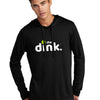 The Dink Tri Blend Long Sleeve Hoodie (M) (Black)