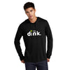 The Dink Tri Blend Long Sleeve Hoodie (M) (Black)
