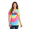 The Dink Tie Dye V-Neck Tee (W) (Neon)