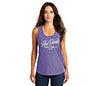 The Dink Perfect Tri Racerback Tank (W) (Purple)