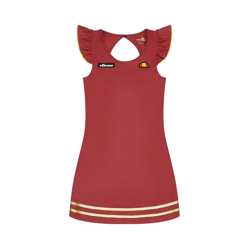Ellesse Clovere Dress (W) (Burgundy)