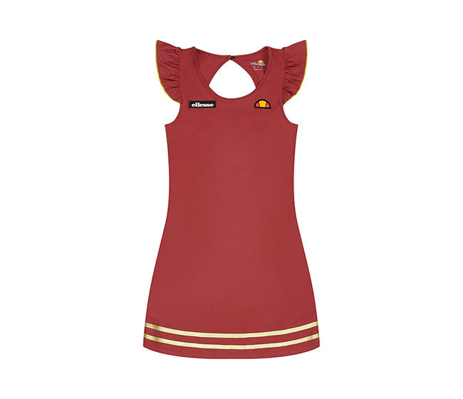 Ellesse Clovere Dress (W) (Burgundy)