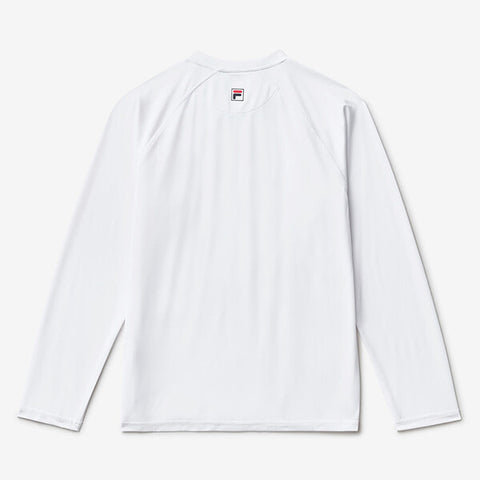 Fila Boy'S Uv Blocker Long Sleeve (White)