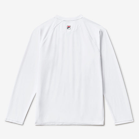 Fila Boy'S Uv Blocker Long Sleeve (White)