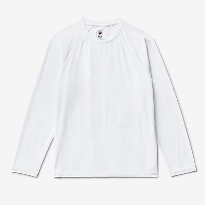Fila Boy'S Uv Blocker Long Sleeve (White) Fila