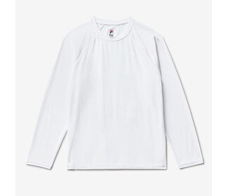 Fila Boy'S Uv Blocker Long Sleeve (White)