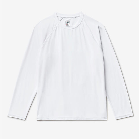 Fila Boy'S Uv Blocker Long Sleeve (White)