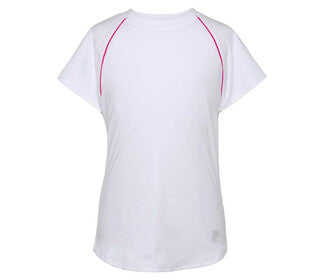 Fila Girl'S Essentials Short Sleeve Top (White)