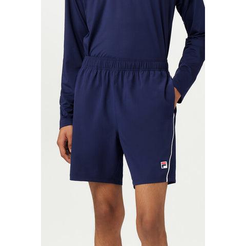 Fila Piped Stretch Woven Short (M) (Navy)