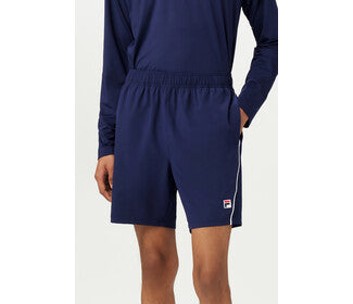 Fila Piped Stretch Woven Short (M) (Navy)