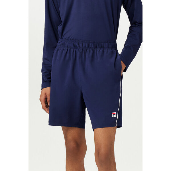 Fila Piped Stretch Woven Short (M) (Navy)