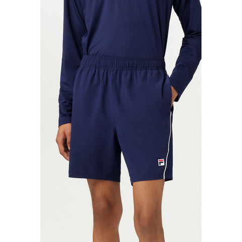 Fila Piped Stretch Woven Short (M) (Navy)