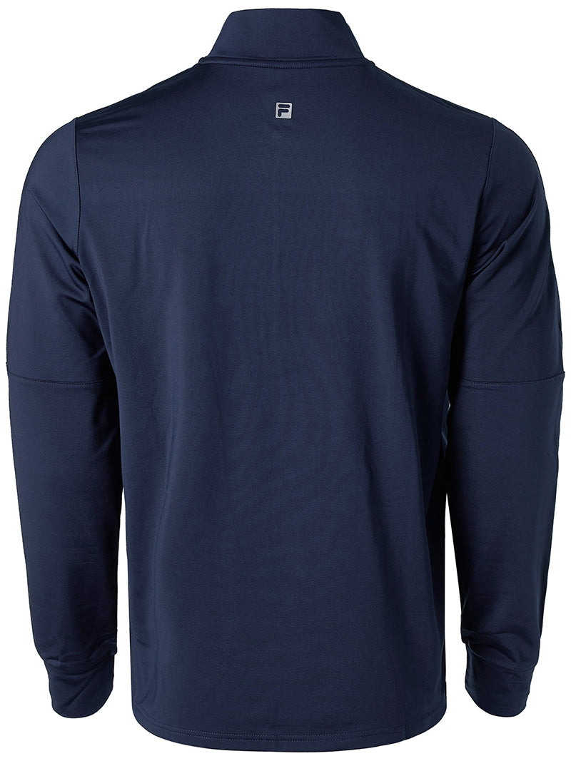 Fila Essentials Quarter Zip Pullover (M) (Navy)