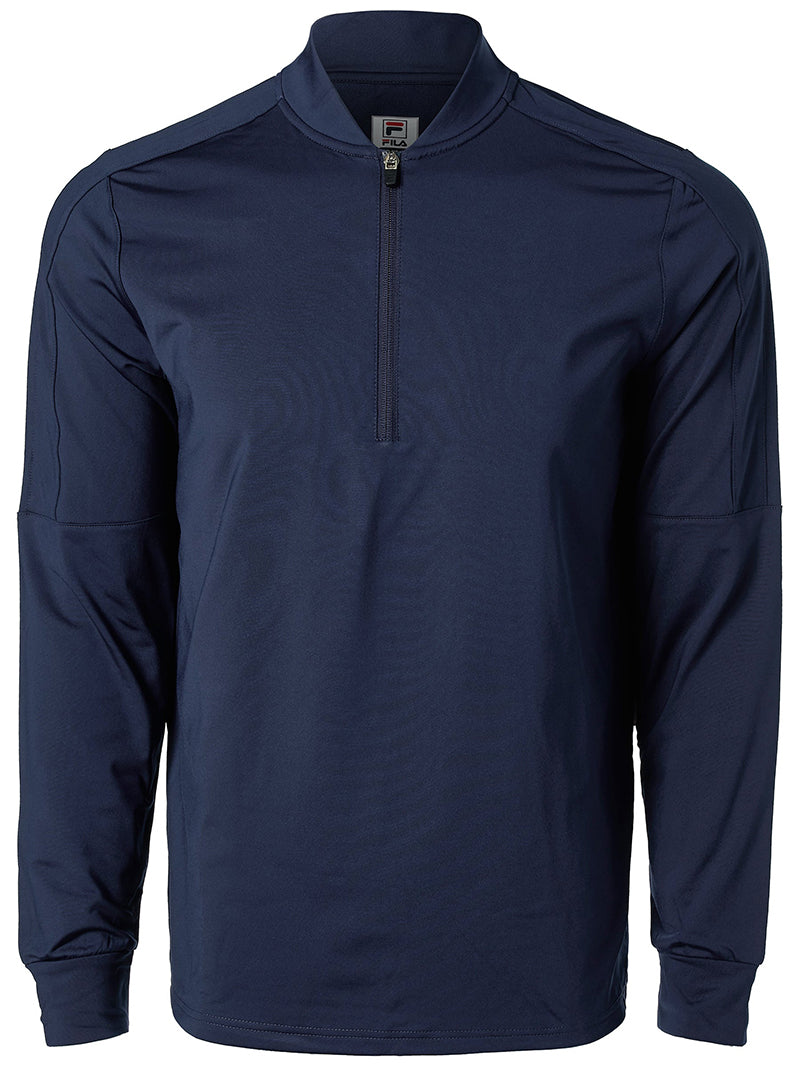 Fila Essentials Quarter Zip Pullover (M) (Navy)