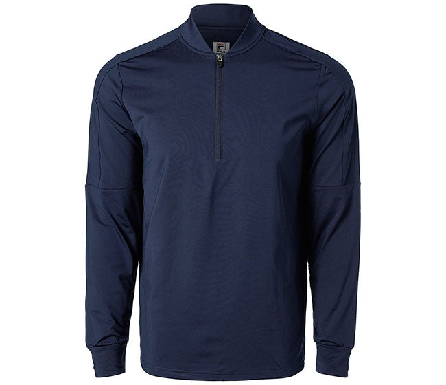 Fila Essentials Quarter Zip Pullover (M) (Navy)