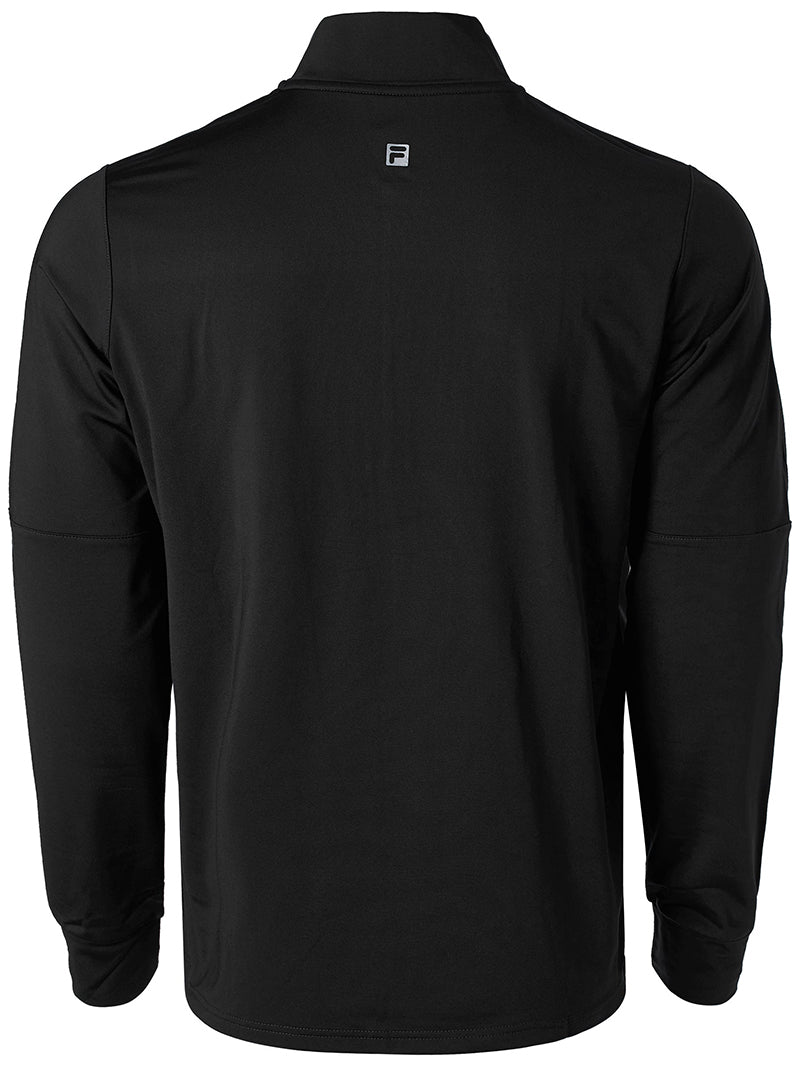 Fila Essentials Quarter Zip Pullover (M) (Black)