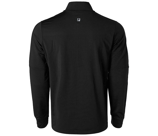 Fila Essentials Quarter Zip Pullover (M) (Black)