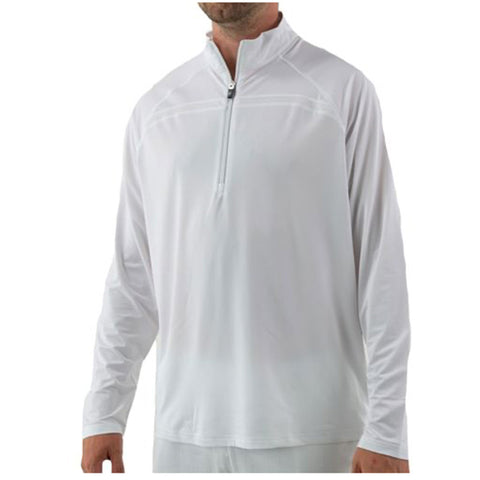 Fila Essentials Half Zip Top (M) (White)