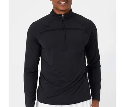 Fila Essentials Half Zip Top (M) (Black)