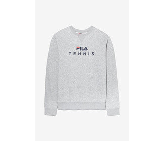 Fila Unisex Tennis Crewneck Sweatshirt (Grey)