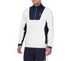 Fila Groundbreaker Long Sleeve 1/4 Zip Top (M) (White/Navy)