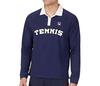 Fila Heritage Long Sleeve Polo (M) (Navy)