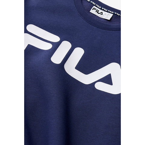 Fila Sportstyle Linear Logo Long Sleeve Crew (M) (Navy)