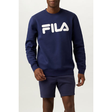 Fila Sportstyle Linear Logo Long Sleeve Crew (M) (Navy)