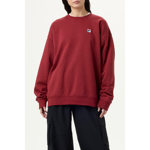 Fila Classic Relaxed Sweatshirt (Tibetan Red)