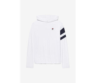 Fila Long Sleeve Hoodie (M) (White)