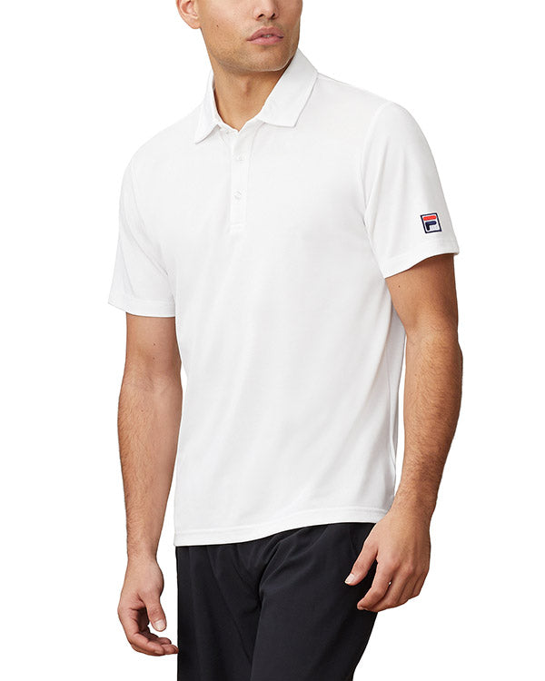Fila Essentials Pique Polo (M) (White)