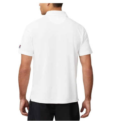 Fila Essentials Short Sleeve Polo (M) (White)