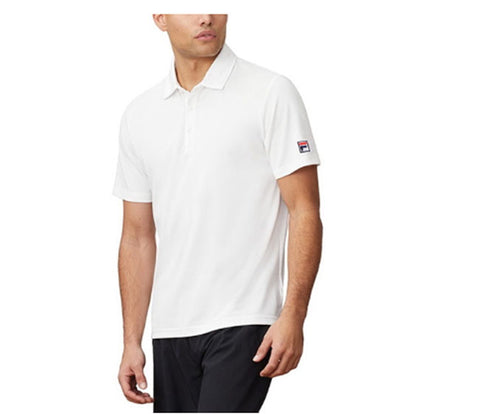 Fila Essentials Short Sleeve Polo (M) (White)