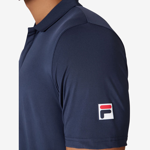 Fila Essentials Short Sleeve Polo (M) (Navy)