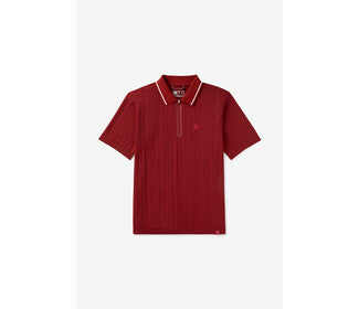 Fila Challenger Cable Zip Polo (M) (Syrah)