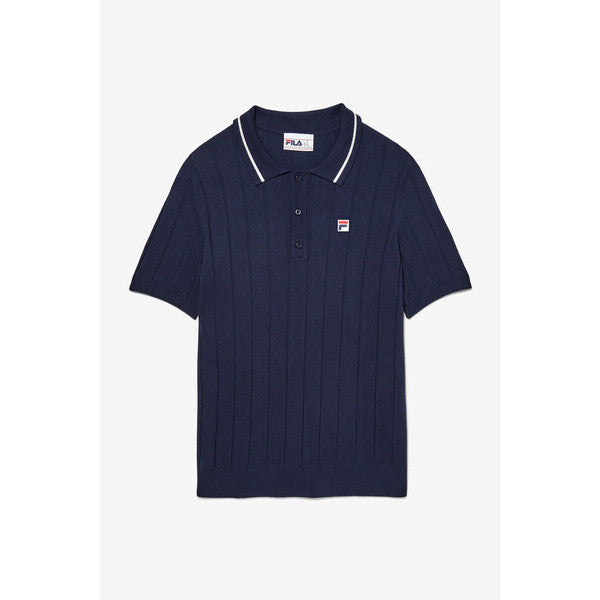 Fila Palm Springs Knitted Polo (M) (Navy)