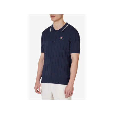 Fila Palm Springs Knitted Polo (M) (Navy)