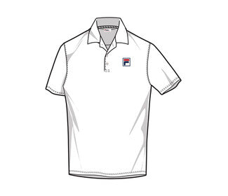 Fila Pique Polo (M) (White)