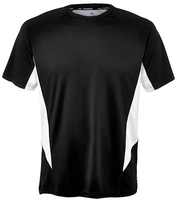 Fila Core Color Blocked Crew Top (M) (Black)